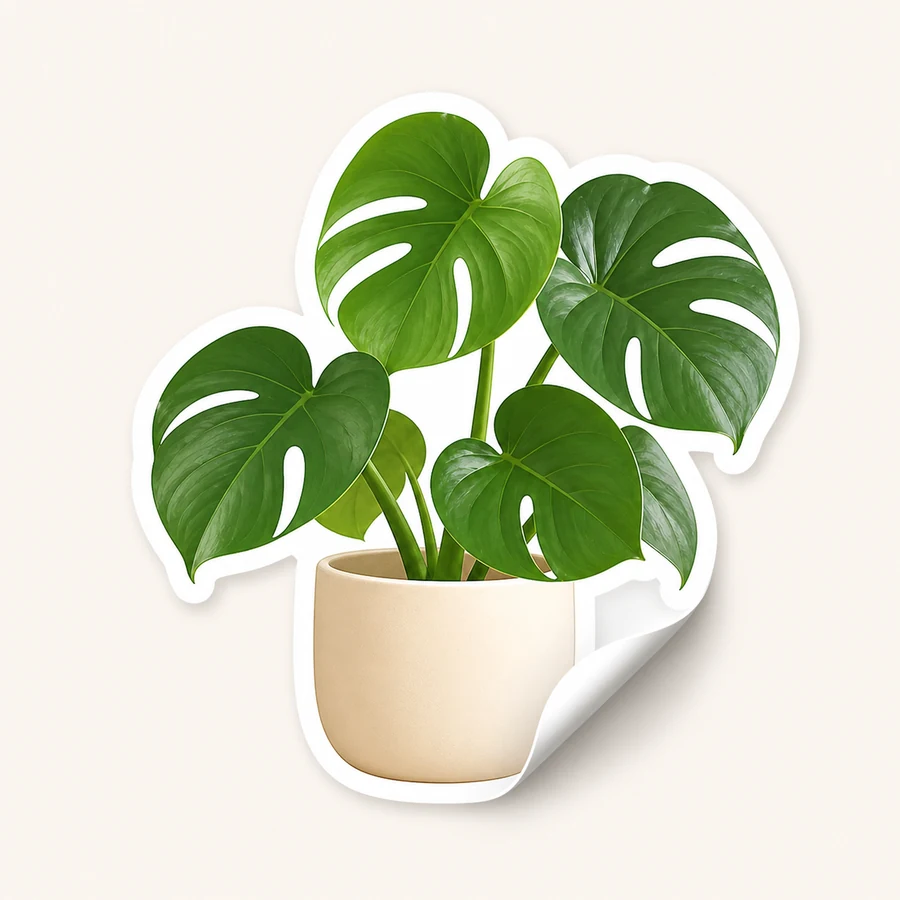 Plant sticker